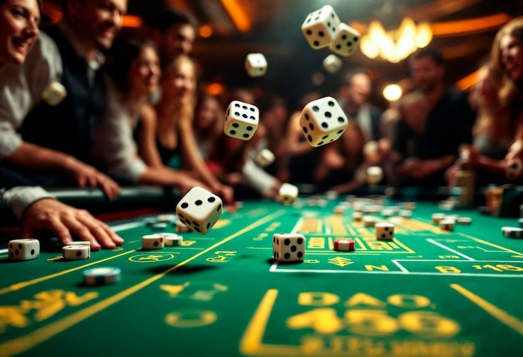 Studio dealer langsung venus4d dengan meja baccarat, dealer profesional, dan kamera HD multiple